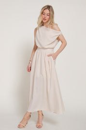 Valencia One-Shoulder Midi Dress