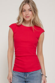 Delaney Pleated Knit Top