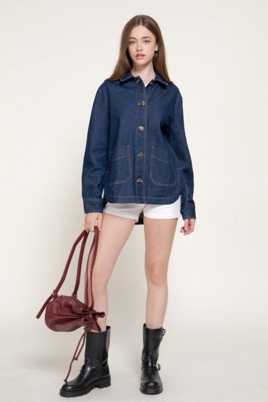 Fallon Denim Chore Jacket