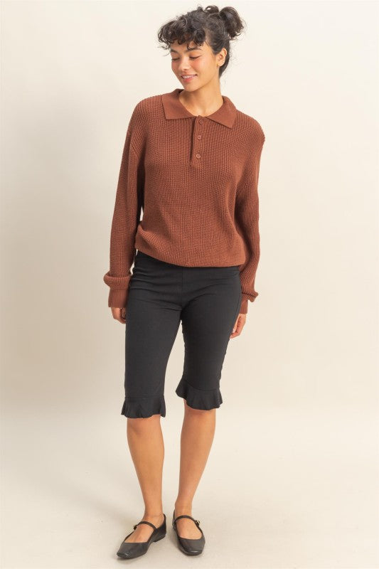 Hadley Statement Collar Sweater