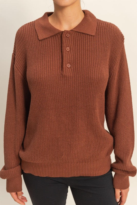 Hadley Statement Collar Sweater
