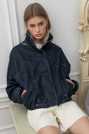 Ashford Drawstring Denim Jacket