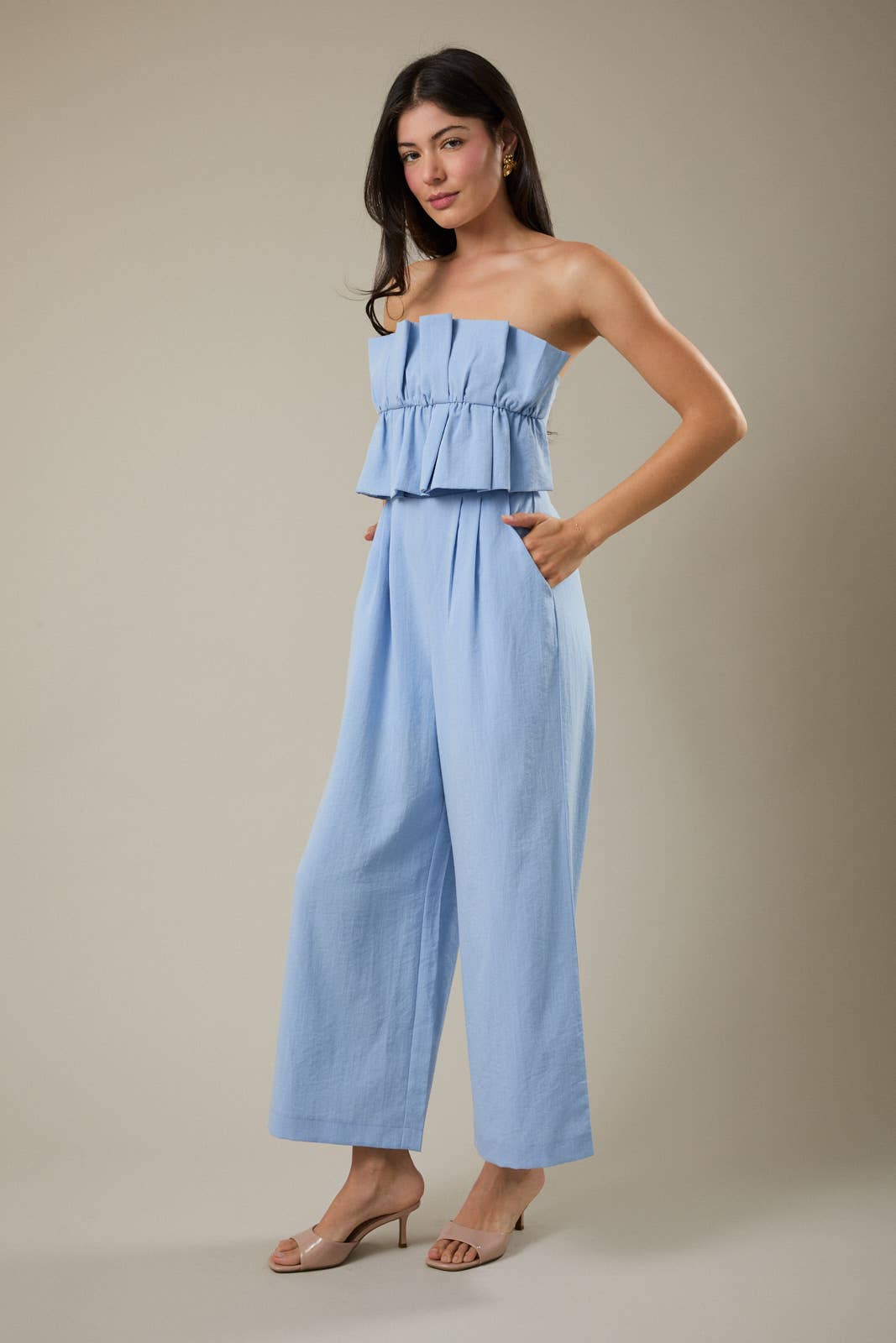 Celine Ruffle Jumpsuit