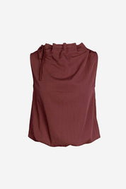 Noelle Cinched Mock Neck Top