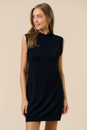 PearlGlow Mock Neck Sweater