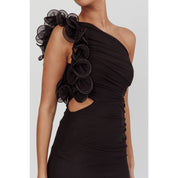 Luna Twist One Shoulder Maxi Dress