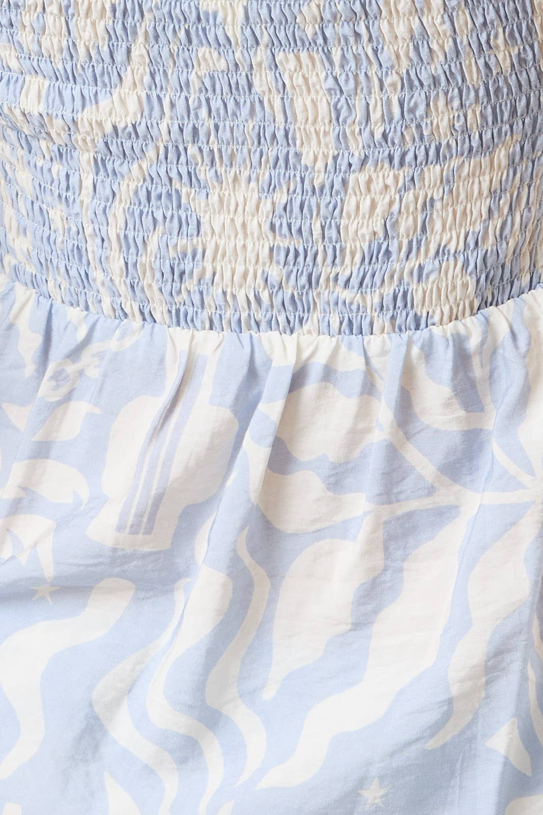 Liora Smocked Strapless Top