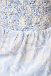 Liora Smocked Strapless Top