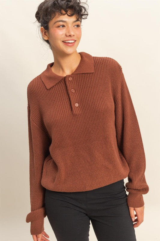 Hadley Statement Collar Sweater