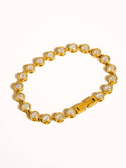 Amity Round Rhinestone Bracelet