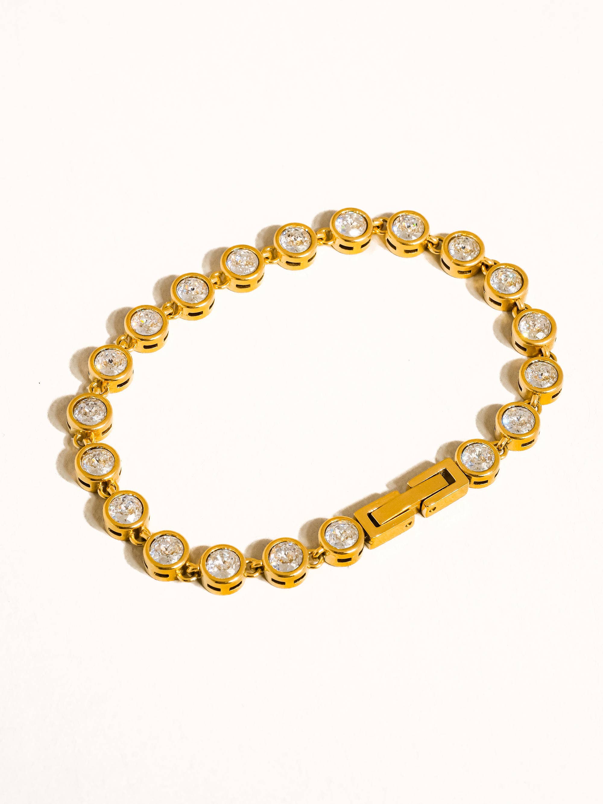 Amity Round Rhinestone Bracelet