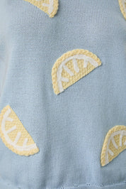 Amalfi Lemon Knit Top