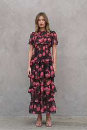 Lila Smocked Chiffon Dress