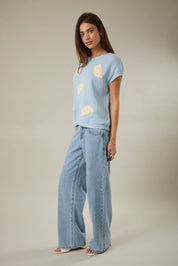 Amalfi Lemon Knit Top