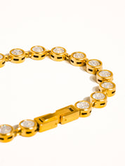 Amity Round Rhinestone Bracelet