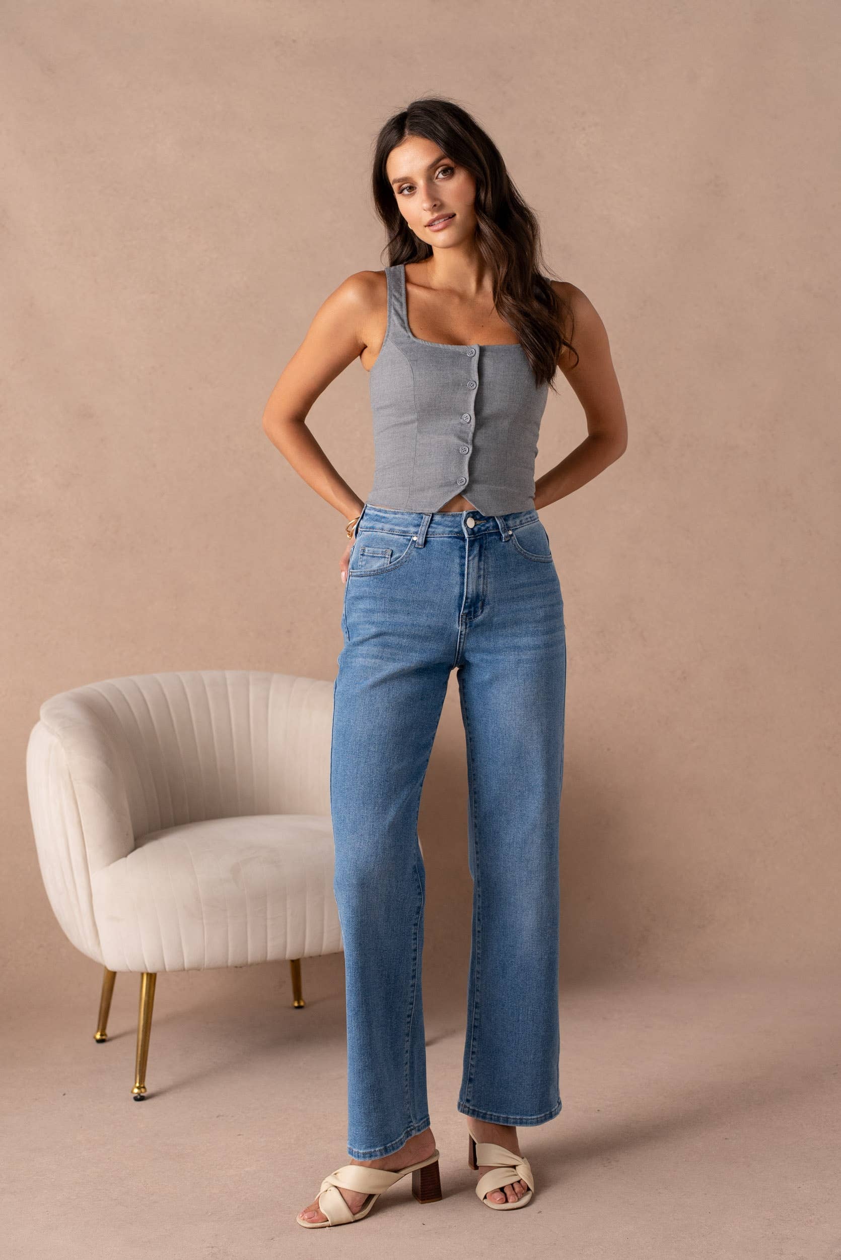 Lumen Wide Leg Jeans