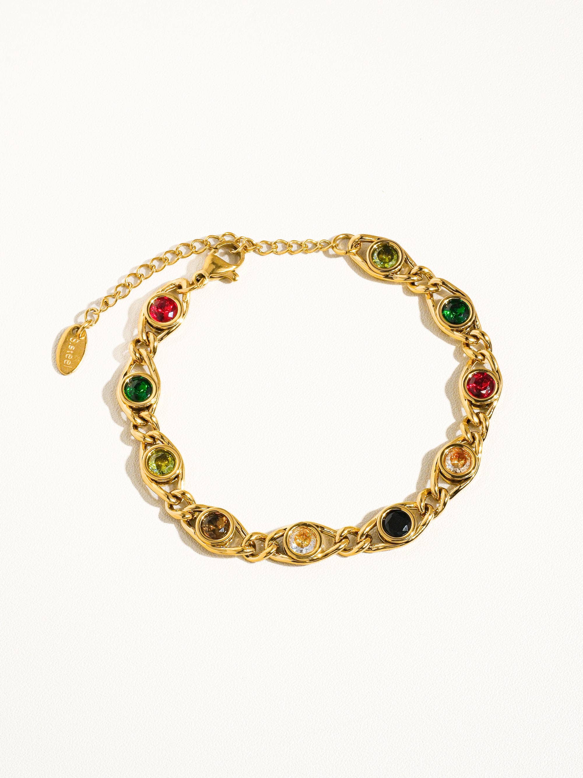 Alba Colored Cubic Zirconia Necklace