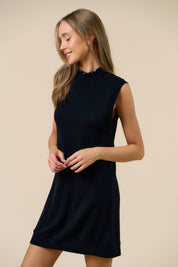 PearlGlow Mock Neck Sweater