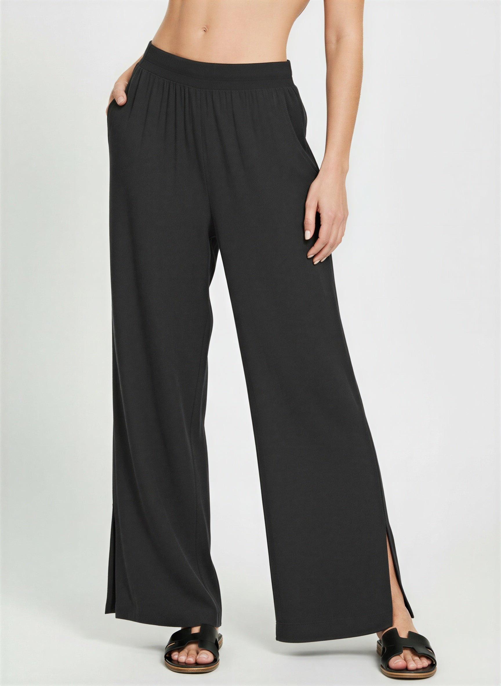 Airy Days Gauze Pant - simple lower front