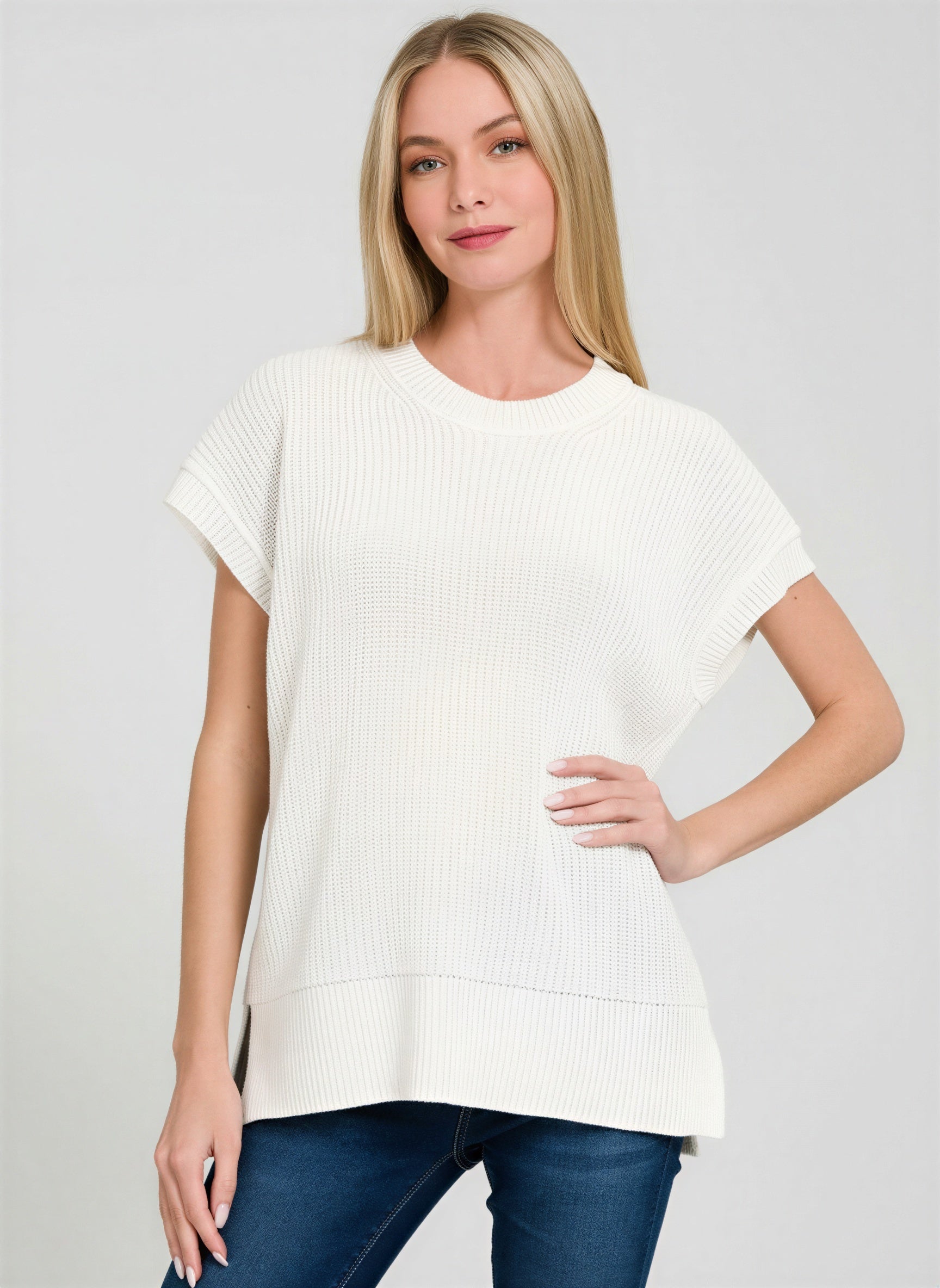 Arden Sweater Vest  - FINAL SALE - simple upper front