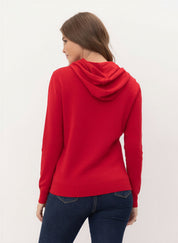 Off-Duty Comfort Hoodie - simple upper back