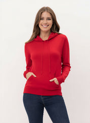 Off-Duty Comfort Hoodie - simple upper front