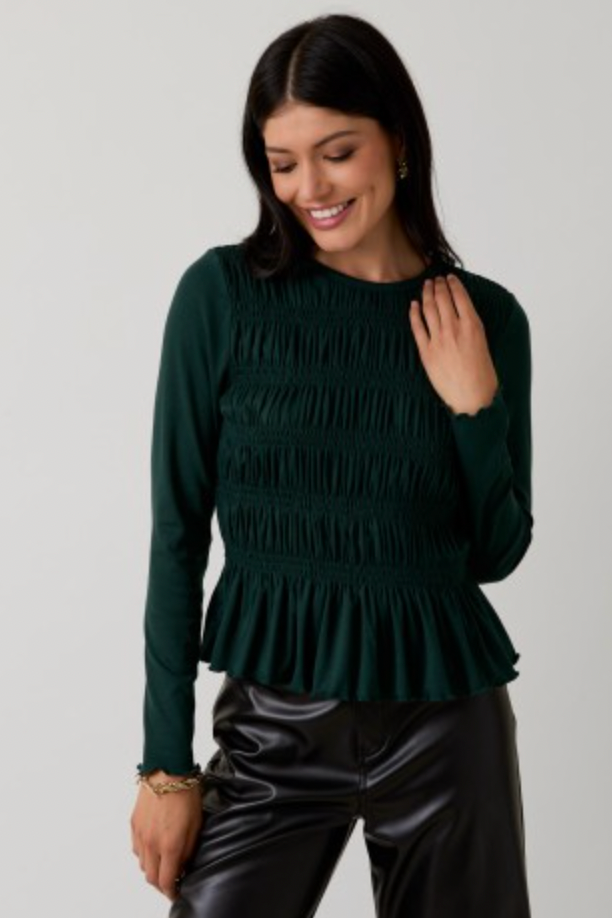 Camille Smocked Top