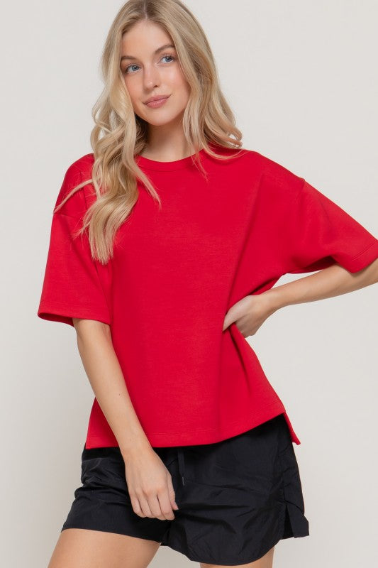 Rowan Oversized Scuba Knit Top