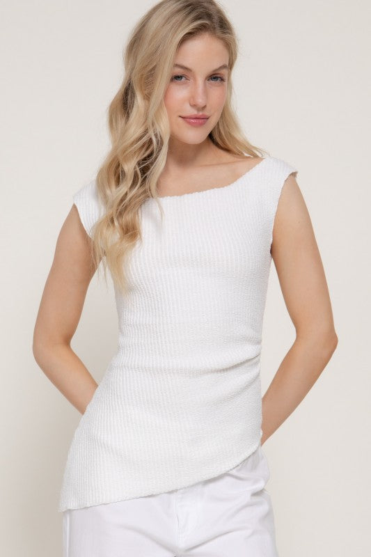 Elowen Asymmetrical Knit Top