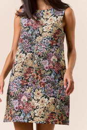 Marigold Sleeveless Floral Dress