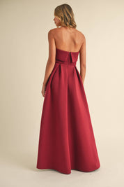 Vera Scuba Corset Maxi Dress