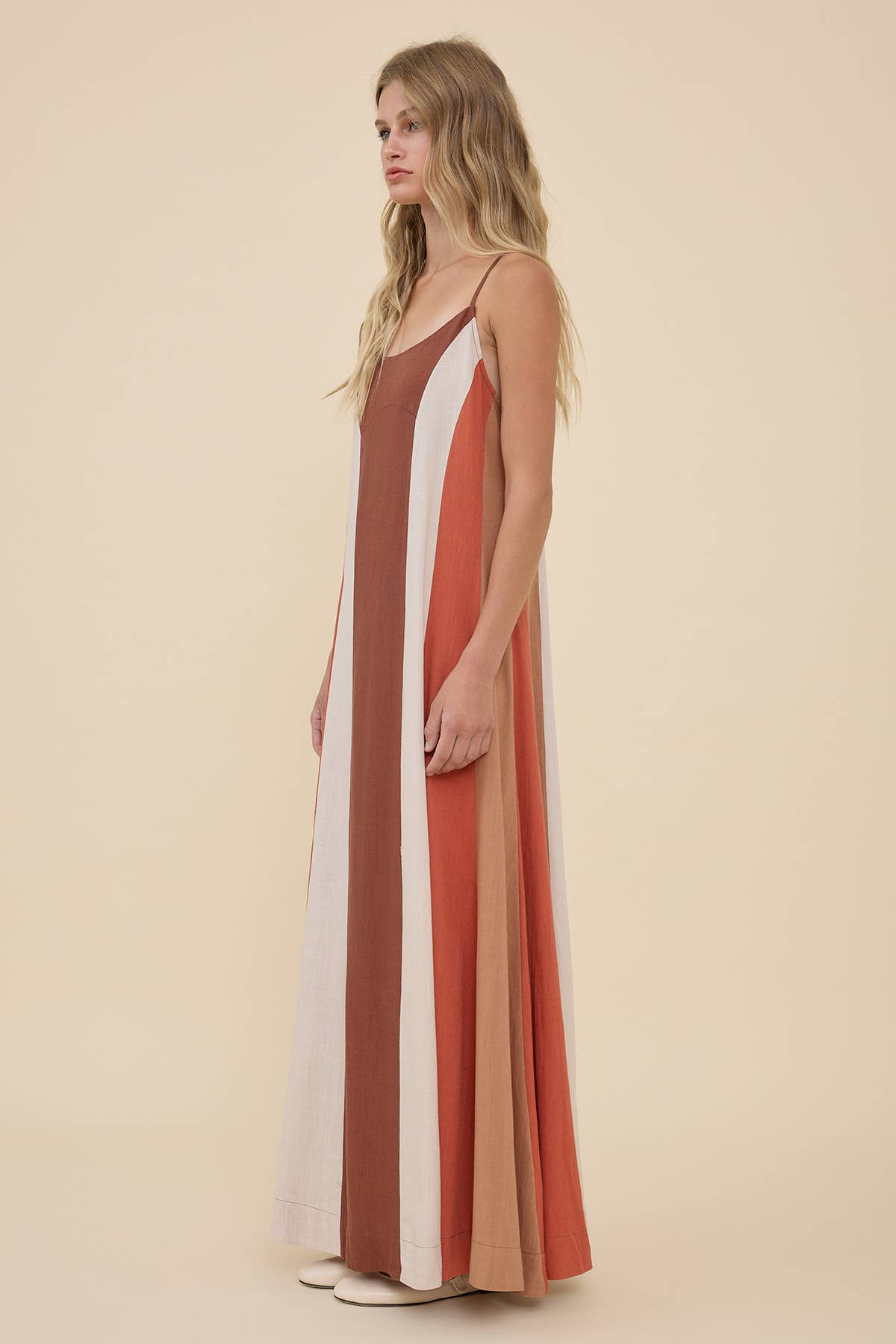 Sunset Stroll Colorblock Maxi Dress