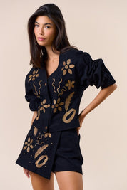 Sable Long Sleeve Cardigan,