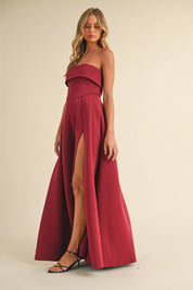 Vera Scuba Corset Maxi Dress