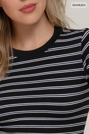 Stevie Seamless Stripe Tee