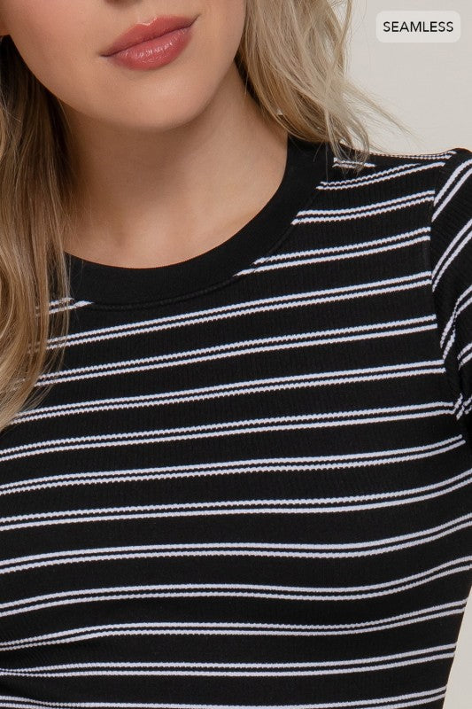 Stevie Seamless Stripe Tee