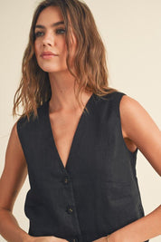 Bette Tuxedo Vest - Style Bar