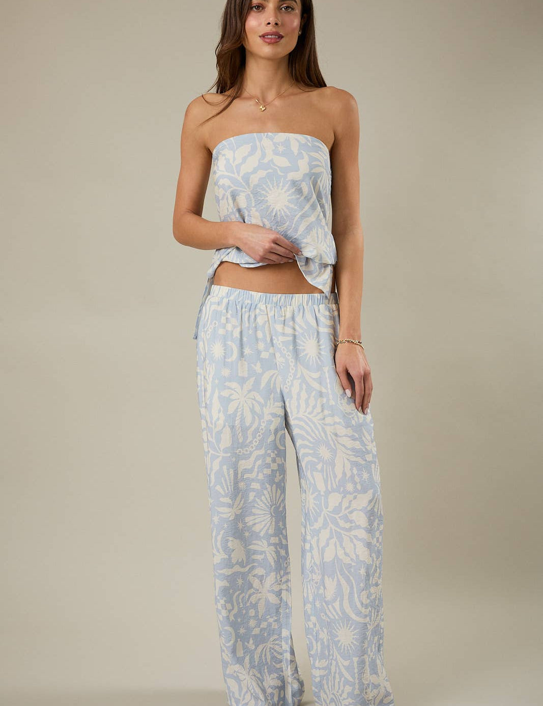 Liora Elastic Waist Pants