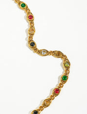Alba Colored Cubic Zirconia Necklace