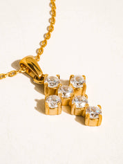Raimon 18K Gold Non-Tarnish Dainty Cross Necklace