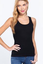 Riley Ribbed Racerback Tank