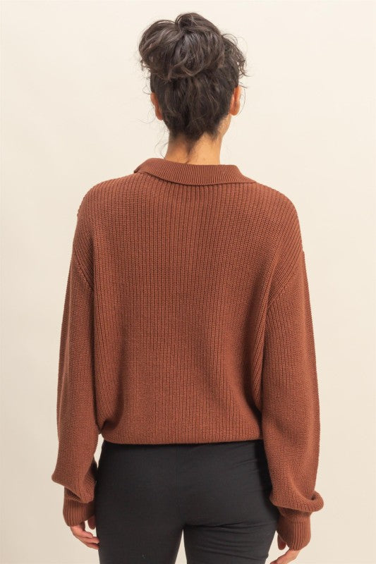 Hadley Statement Collar Sweater