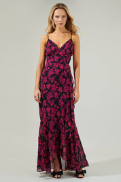 Doris Ruffle Maxi Dress
