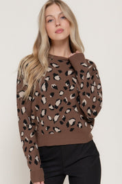 Monroe Leopard Sweater