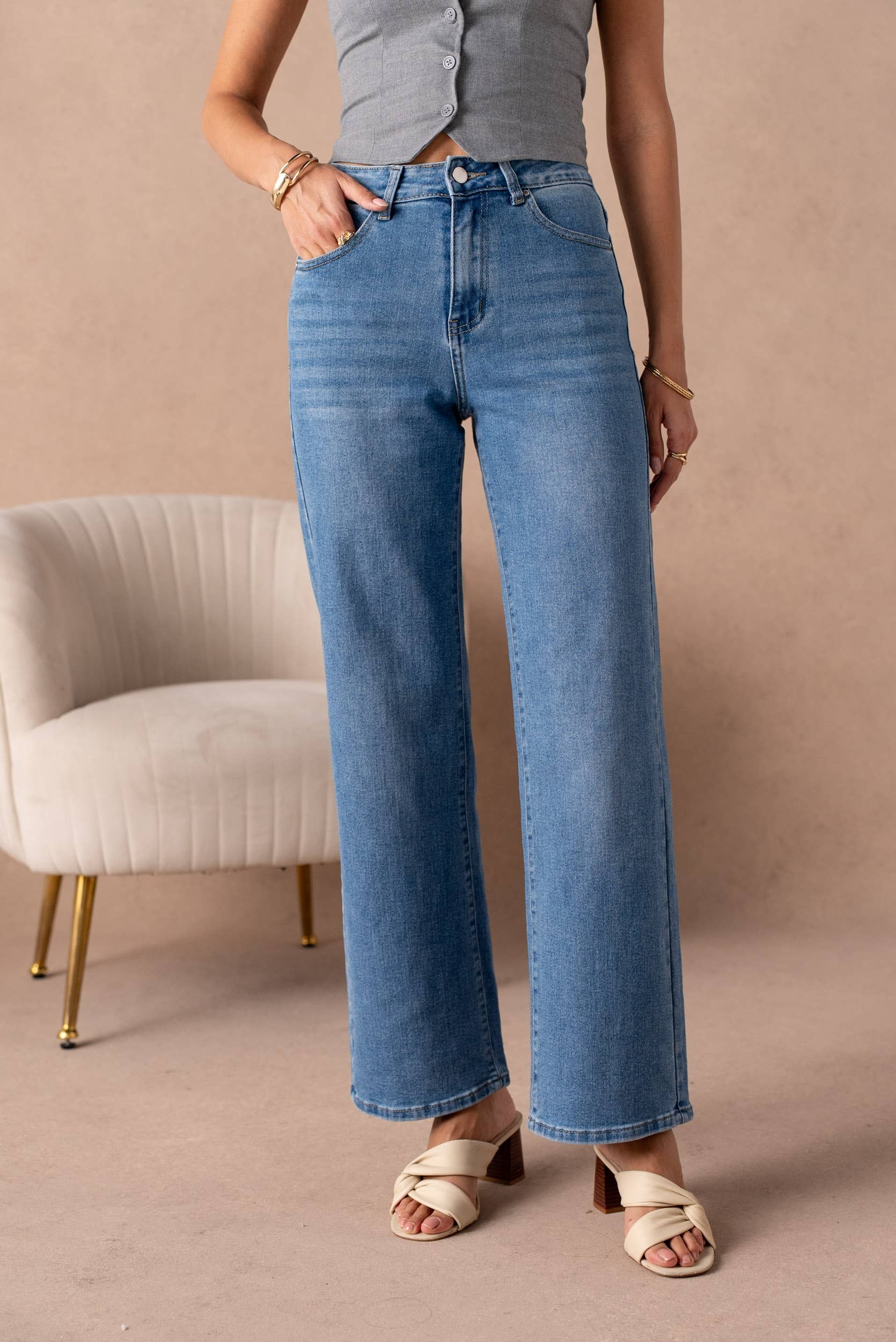 Lumen Wide Leg Jeans
