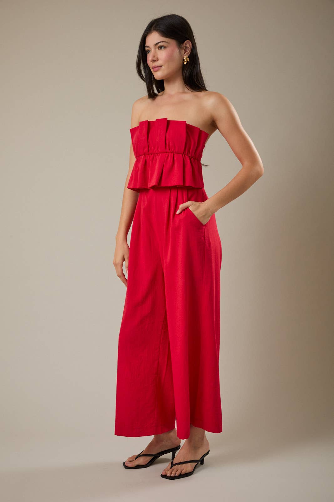 Celine Ruffle Jumpsuit