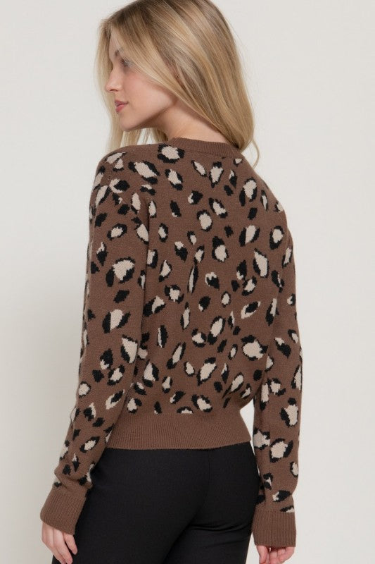 Monroe Leopard Sweater