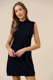 PearlGlow Mock Neck Sweater