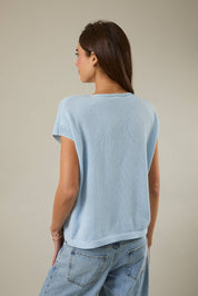 Amalfi Lemon Knit Top