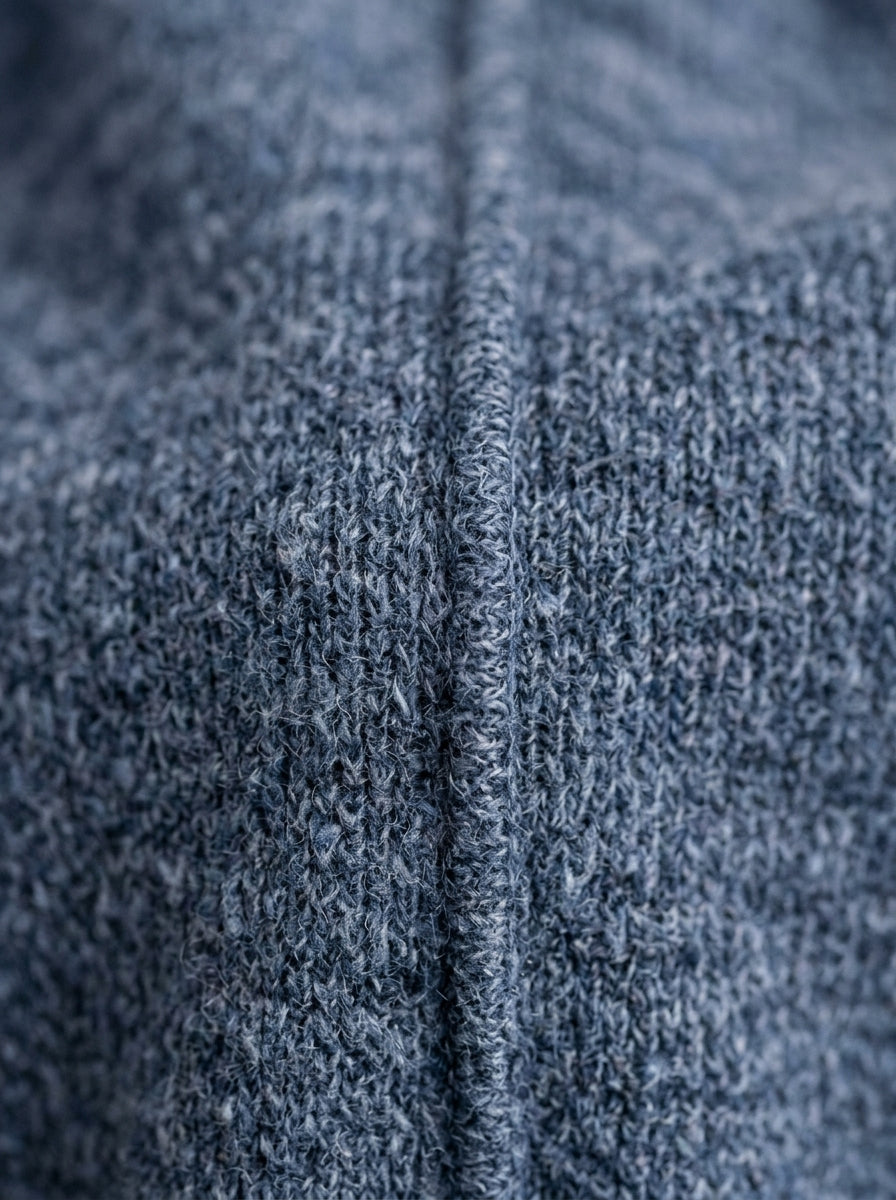 Hacci knit sweater — Fabric Texture and Seam Detail | Generated by Modelize